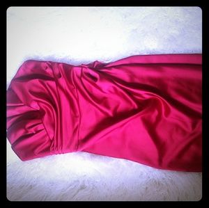 Sexy red cocktail dress